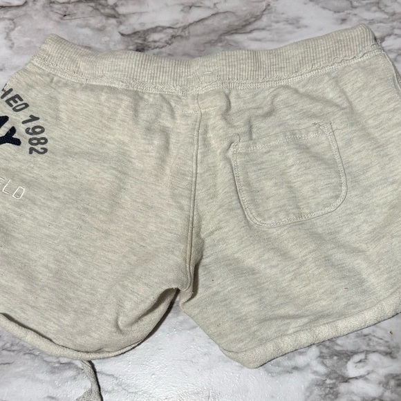 Zara Gray Athletic Shorts with Drawstring Waist - Picture 2 of 5